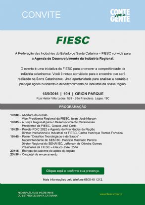 FIESC lança em Lages agenda para fortalecer a indústria regional 
